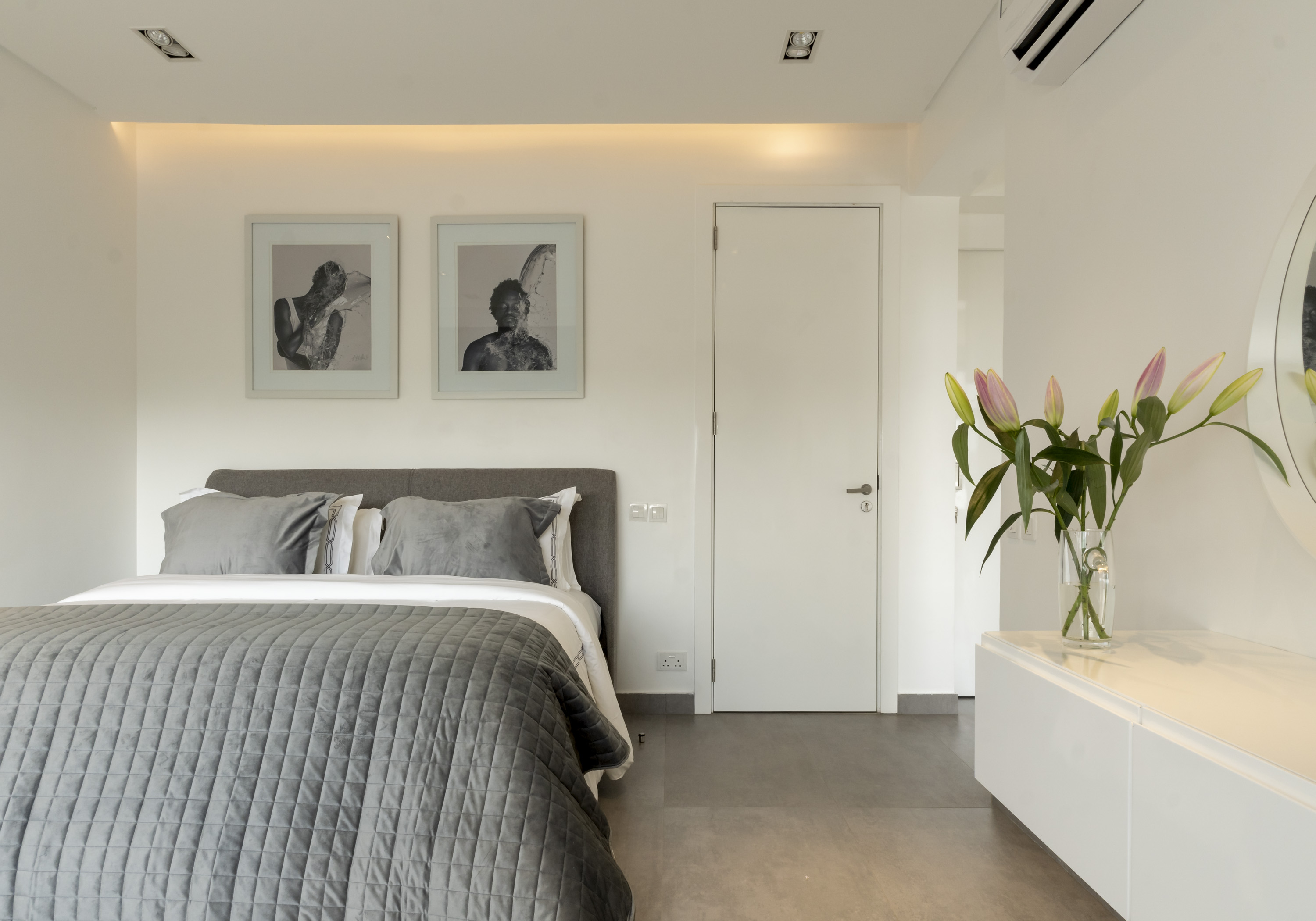 Interior and exterior shoot of Ty Bello's Home in Lagos.