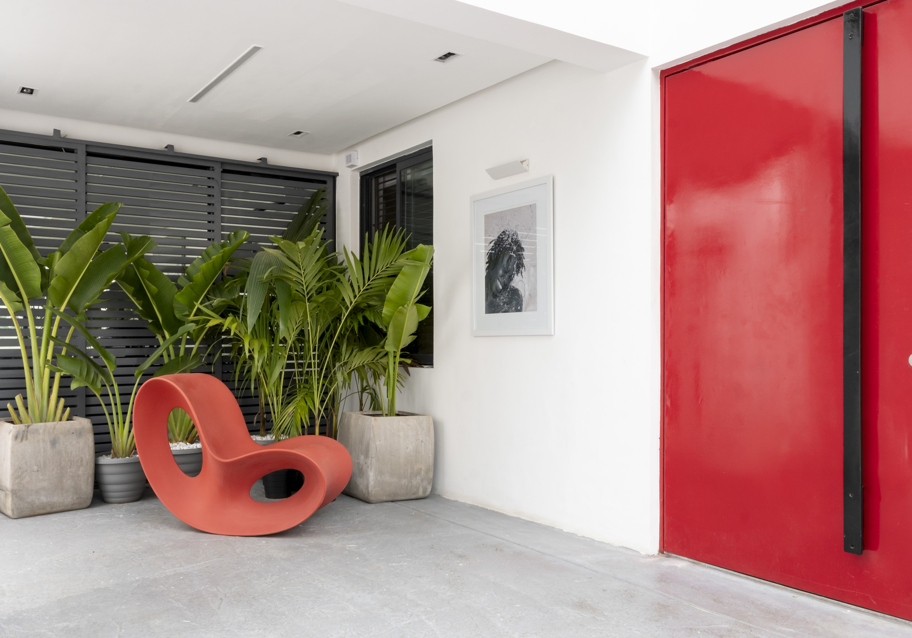 Interior and exterior shoot of Ty Bello's Home in Lagos.