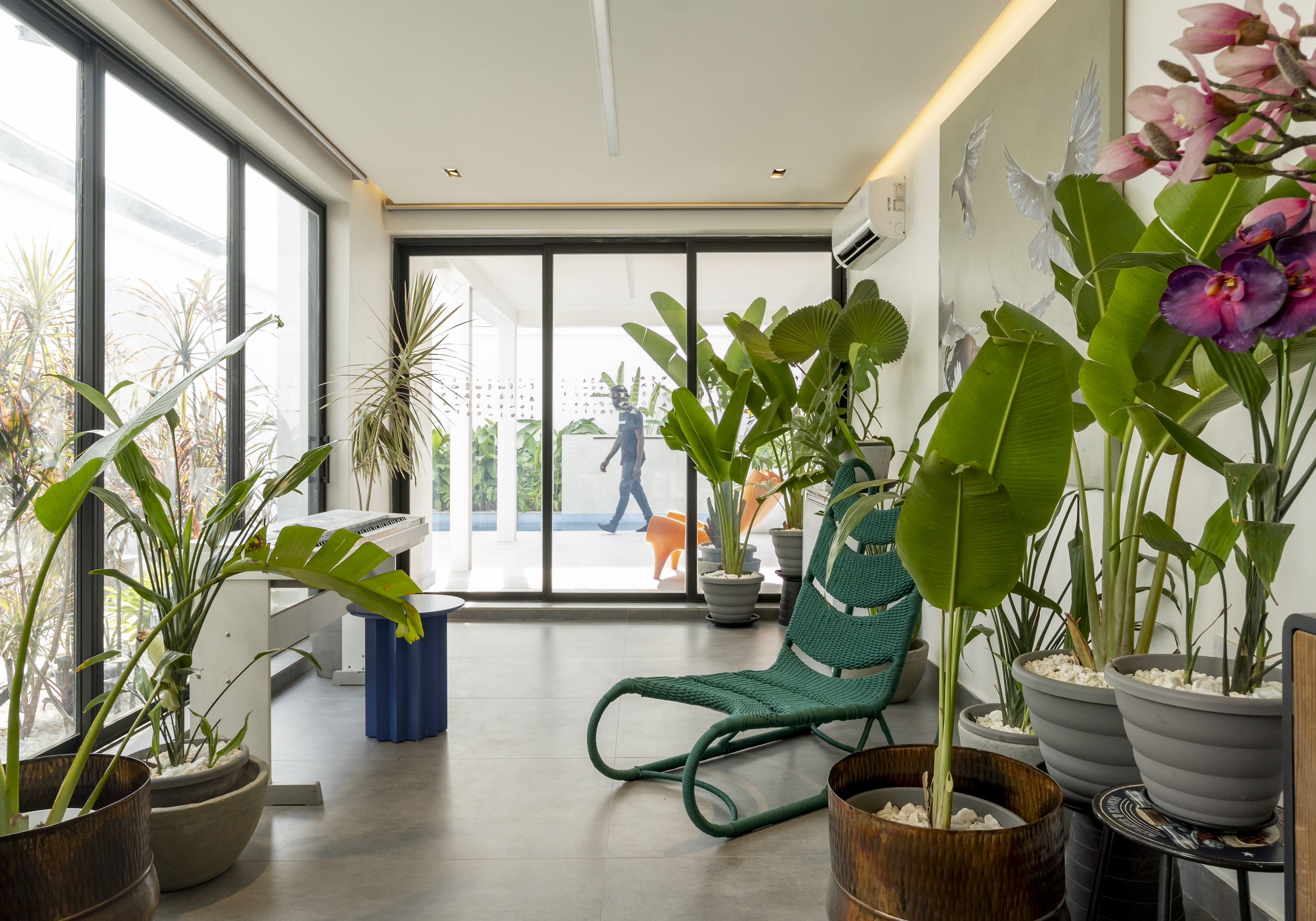 Interior and exterior shoot of Ty Bello's Home in Lagos.