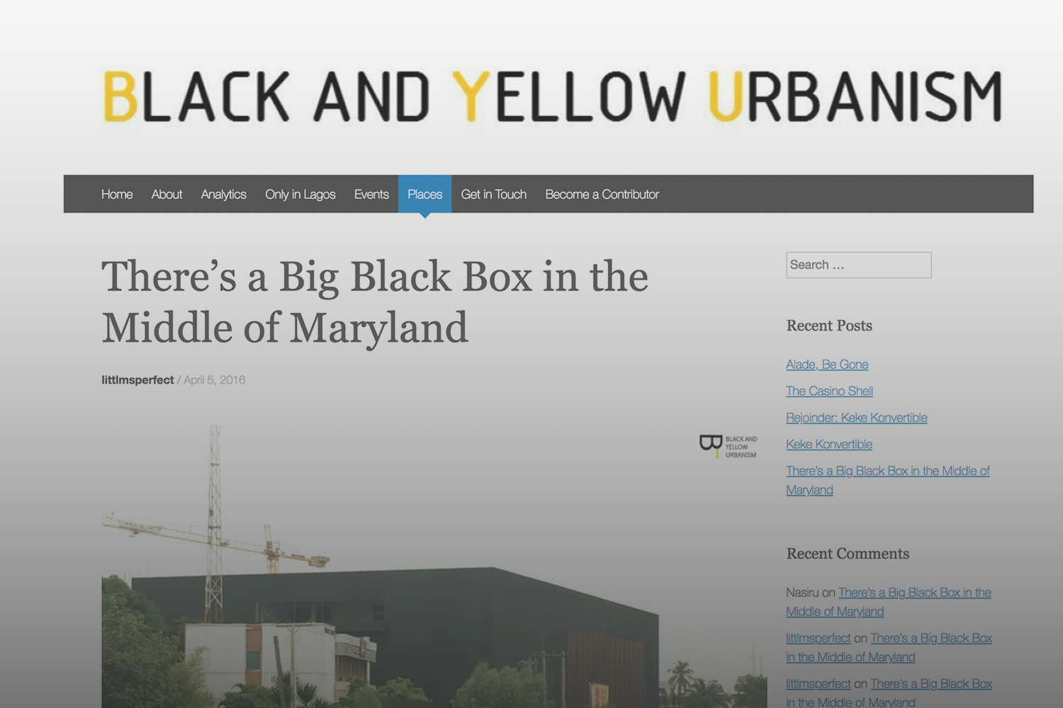 There’s a Big Black Box in the Middle of Maryland
