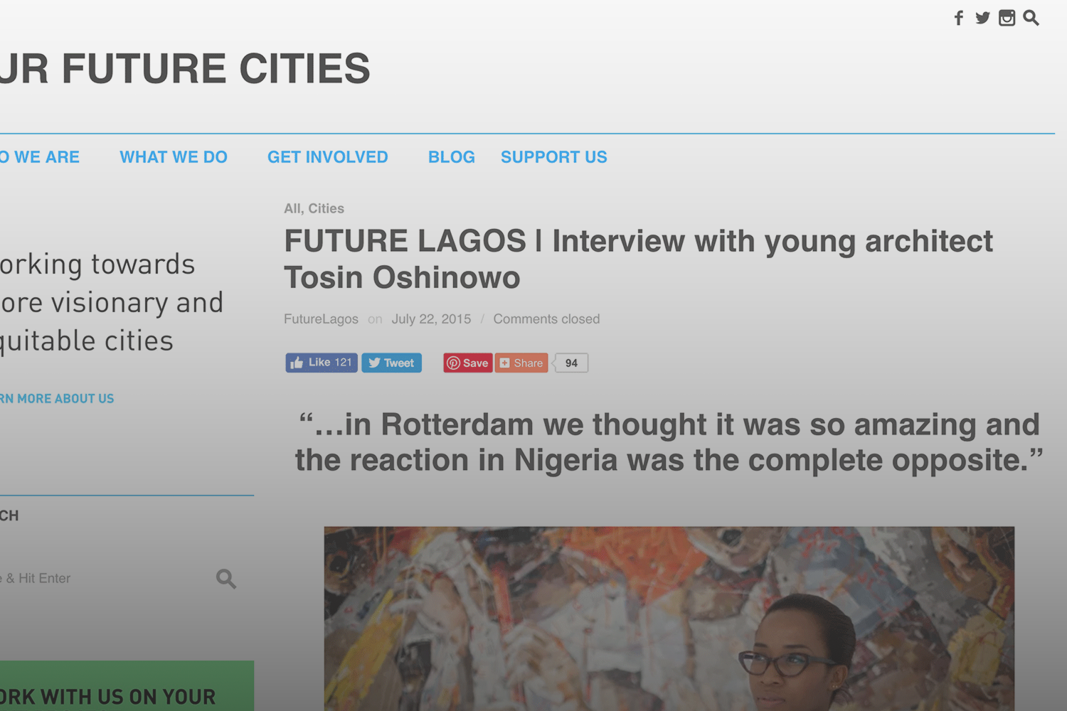 FUTURE LAGOS | Interview with young architect - Tosin Oshinowo